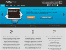 Tablet Screenshot of admagy.com